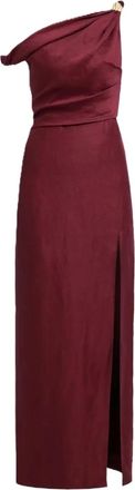 Aje Abito midi asimmetrico Bridgette - Rosso