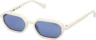 Guess GU00233 21V Mens Sunglasses White Size 53