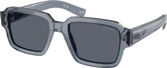 Prada PR 02ZSF Asian Fit 17T07T Mens Sunglasses Blue Size 54