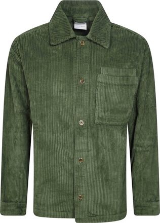 Dr&ocirc;le de Monsieur Overshirt Button-Down Corduroy Shirt
