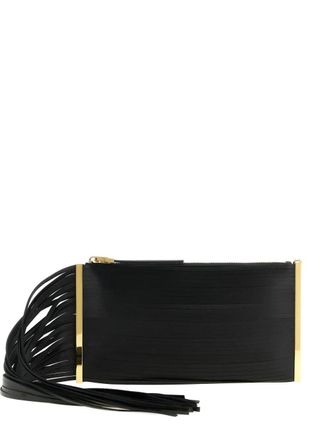 Elisabetta Franchi Fringes Clutch Bag