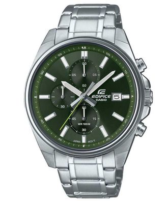 Casio Edifice Mens Silver Watch EFV-610D-3CVUEF Stainless Steel (archived) - One Size