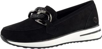 Remonte Schoenen, Dames, Zwart, 40 EU, Leer, Elegante Zwarte Instappers