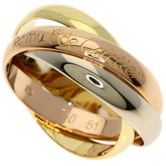 Cartier Yellow Gold (18K) Pink Gold (18K) White Gold (18K) Band Ring (Pre-Owned)