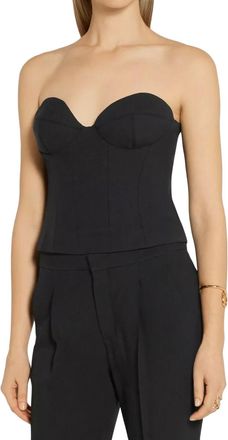 Hussein Chalayan Chayalan Signature Black Bustier - Seen on Jodie Comer in Killing Eve Size M
