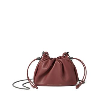 Brunello Cucinelli Brunello Cucinelli, Bucket Bags, female, Red, Size: ONE SIZE Bucket Bag