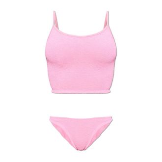 Hunza G Dames, Badkleding, Roze, Maat: ONE Size Tweed