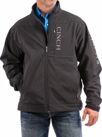 Cinch Concealed Carry Zip Jacket In Black