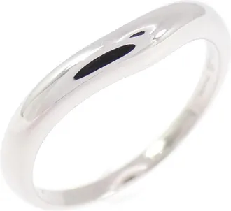 Bulgari Silver Platinum 950 Wedding Ring (Pre-Owned)