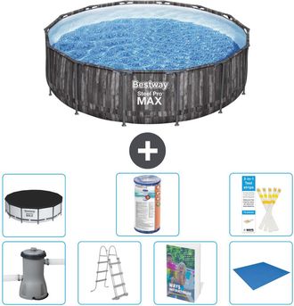 Bestway Piscina Bestway Steel Pro Max Redonda - 427x107 Cm - 8-piezas S594