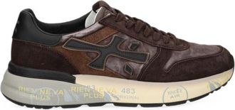 Premiata Brown Color Block Mick Sneakers