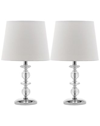 Safavieh Derry Stacked Crystal Orb Lamp