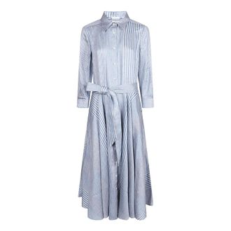 Sara Roka Shirt Dresses, female, Blue, Size: 2XL Danette 85 Shirtdress