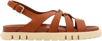 Ferragamo Gancini Ornament Flat Sandals, Size 7