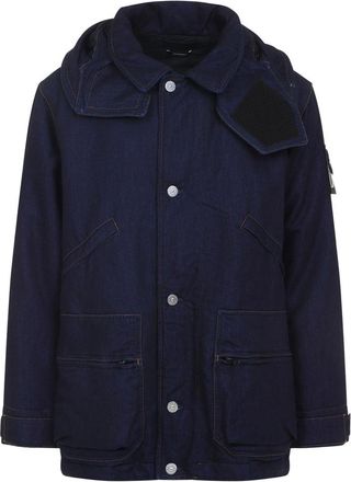 Stone Island Outerwears Blu-Uomo