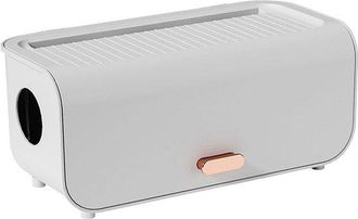 No Brand Organizador De Cables, Caja De Cables Impermeable, Caja De Cables De Jard&iacute;n Impermeable, Caja De Empalme, 1 Pieza, 30,713,513,8 Cm, Blanco