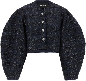 Rotate Bouclé Short Blazer