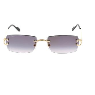 Cartier Stijlvolle zonnebril voor modieuze uitstraling - unisex - Accessoires - Geel - Maat: ONE Size