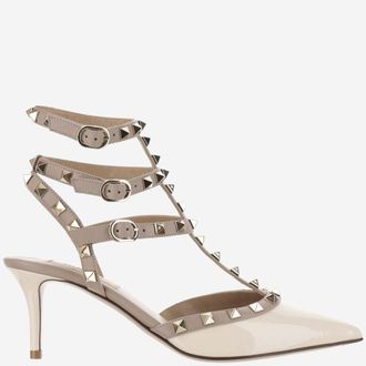 Valentino Garavani Off White Rockstud Heels