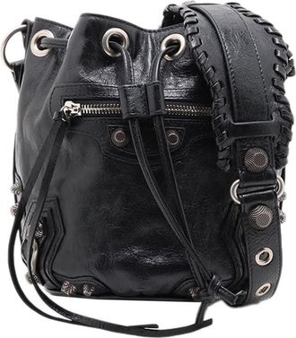 Balenciaga Pre-owned Balenciaga Lambskin Le Cagole Bucket Bag XS Ladies F441MD1XUOW2UEBD