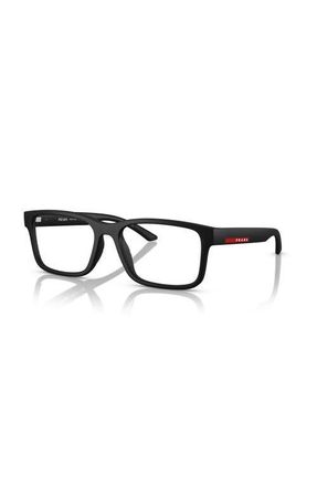 Prada 54mm Rectangle optical glasses in Black at Nordstrom