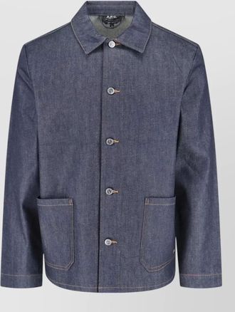 A.P.C. casual jacket with collared design and pockets