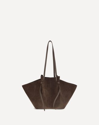 Yuzefi Borsa a Spalla Mochi grande in pelle scamosciata Woman UNI