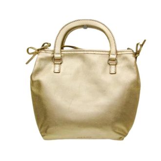 Prada Pre-owned BOW Metal Bn0706 Handbag - - Pre-owned - Donna - Giallo - ONE SIZE