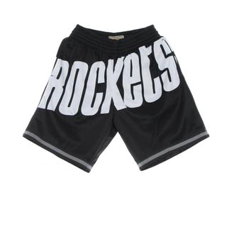 Mitchell & Ness Short da basket NBA Big Face - - Sport - Uomo - Nero - M