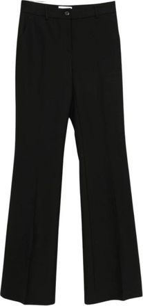 Via Masini 80 M932N232 Broek - Dames - Straight fit broeken - Zwart - L - Katoen - Broeken