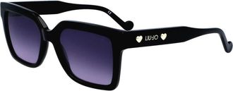 Liu Jo Lj 771S Zonnebril - Dames - Zonnebrillen - Zwart - 53 MM - Accessoires