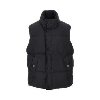 Stone Island Garment Dyed Crinkle Reps Ny down vest Man XXL