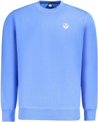 North Sails Crewneck Sweater - Heren - Sweatshirts - Blauw - M - Katoen - Hoodies & sweatvesten