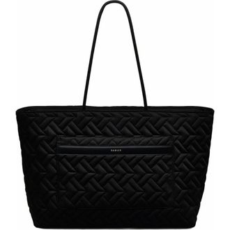 Radley London Holland Park - Quilt Large Ziptop Tote Bag in Black at Nordstrom