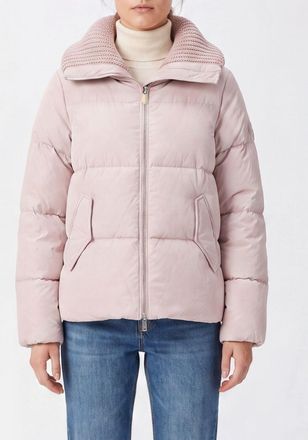 Pinko Piumino Dianthus in nylon trapuntato con cappuccio amovibile