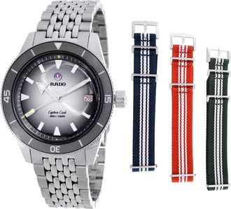 Rado Captain Cook X Tennis Automatic Grey Dial Mens Watch R32222108