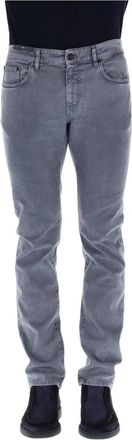 Pantaloni Torino Stretch Denim Jack met Su&egrave;de Label - Heren - Slim Fit Jeans - Grijs - W32 - Denim - Jeans