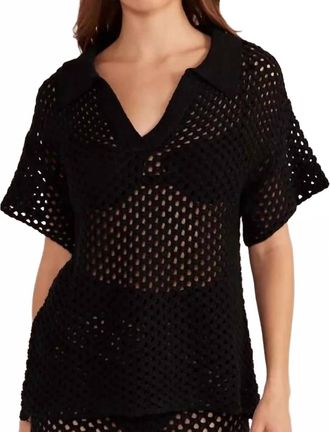 Minkpink Gayla Crochet Top In Black