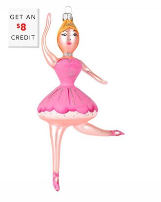 Vietri Vietri Nutcrackers Figural Sugar Plum Fairy Ornament With $10 Credit