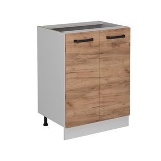 Vicco Mueble Bajo De Cocina R-line, Roble Dorado, 60 Cm Sin Encimera Vicco