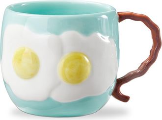 Tag Bacon & Eggs Earthenware Mug Multi 21 oz 4.66x6x3.9 in in Blue at Nordstrom