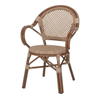MisterWils Silla De Rat&aacute;n Sint&eacute;tico Laudry - Naturale - 89x59x61