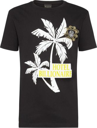 Billionaire Boys Club T-Shirt Round Neck SS Palms - Heren - T-shirts - Zwart - XS - Katoen - Tops