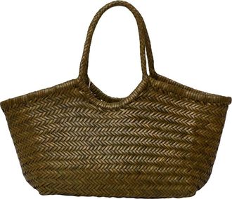Dragon Diffusion Nantucket Big Tote - Dames - Shoppers - Groen - ONE Size - Leer - Tassen