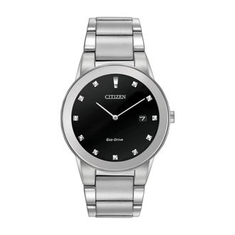 Citizen Watches, male, Gray, Size: ONE SIZE Stainless Steel Dress Watch