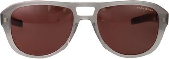 Dita Eyewear Lancier Zonnebril - Heren - Zonnebrillen - Grijs - 55 MM - Nylon - Accessoires