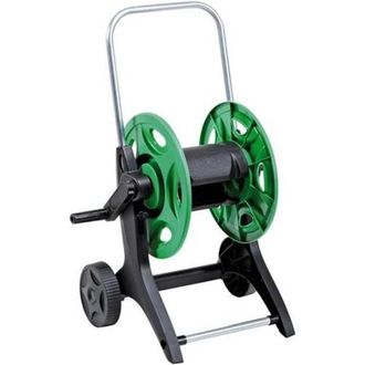 Trade Shop Trade Shop - Carrello Avvvolgi Tubo Irrigazione Giardino Con Due Ruote Attacco Rapido Standard