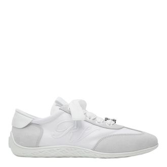 Roger Vivier Sneakers, female, White, Size: 10 US Viv Low Strass Sneakers