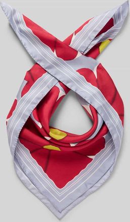 Luisa Cerano Luisa Cerano Seidentuch im Allover-Look in Dunkelrot, Gr&ouml;&szlig;e 1