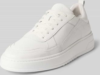 Copenhagen Sneaker aus echtem Leder mit Logo-Detail in Weiss, Gr&ouml;&szlig;e 40